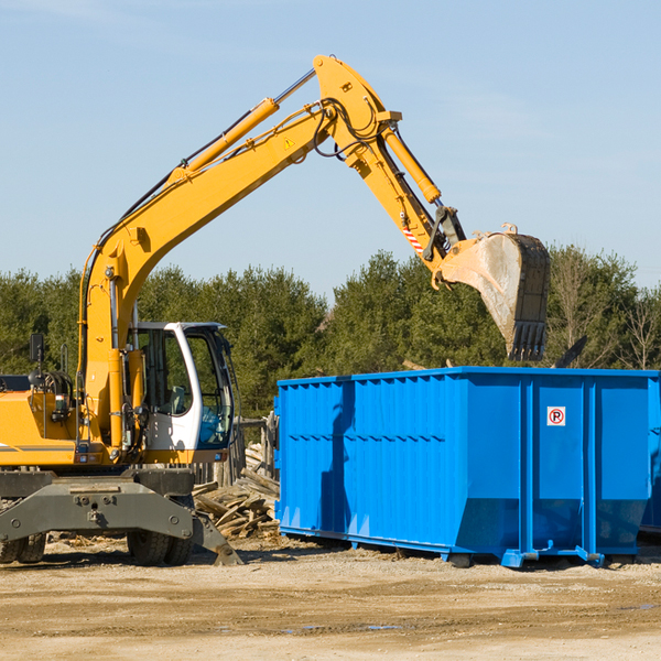 are there any restrictions on where a residential dumpster can be placed in Soulsbyville CA